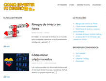 Tablet Screenshot of comoinvertirmidinero.net